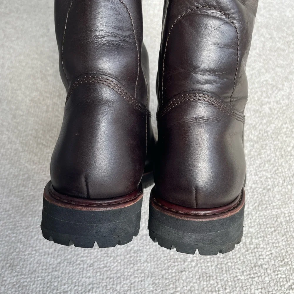 Filson Men’s Pull-On Roper Boots, Chocolate Brown, Size 9.5 - Picture 5 of 9